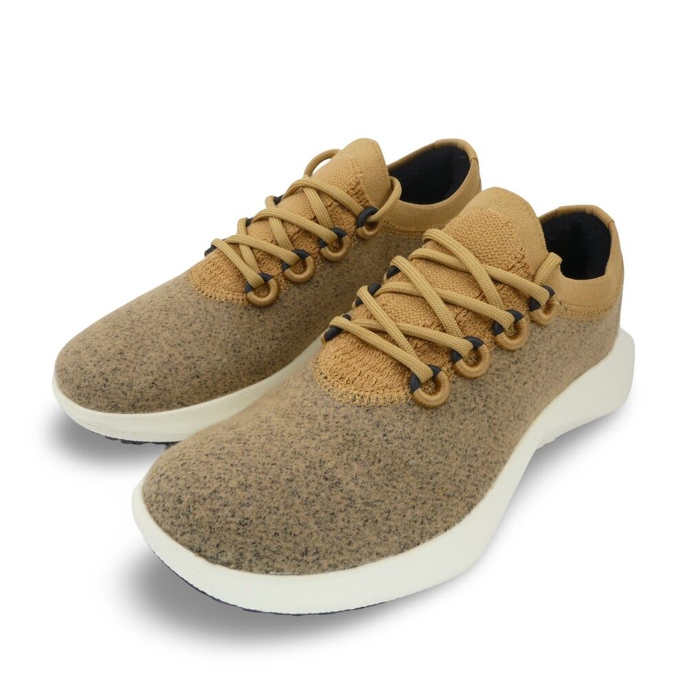 Allbirds Wool Dasher 2 Women US 10 Mizzle Stony Beige Knit Wool Lace Up Sneakers